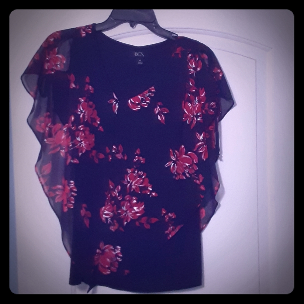 Bcx floral shirt